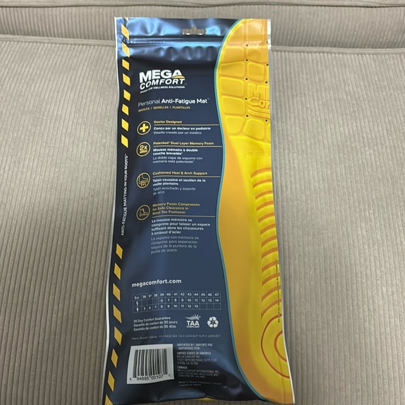 Mega comfort anti-fatigue insoles - Picture 1 of 2